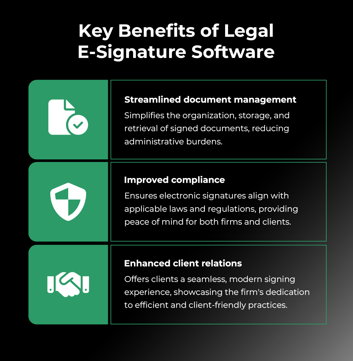 Key Benefits of Legal E-Signature Software